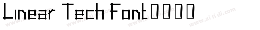 Linear Tech Font字体转换